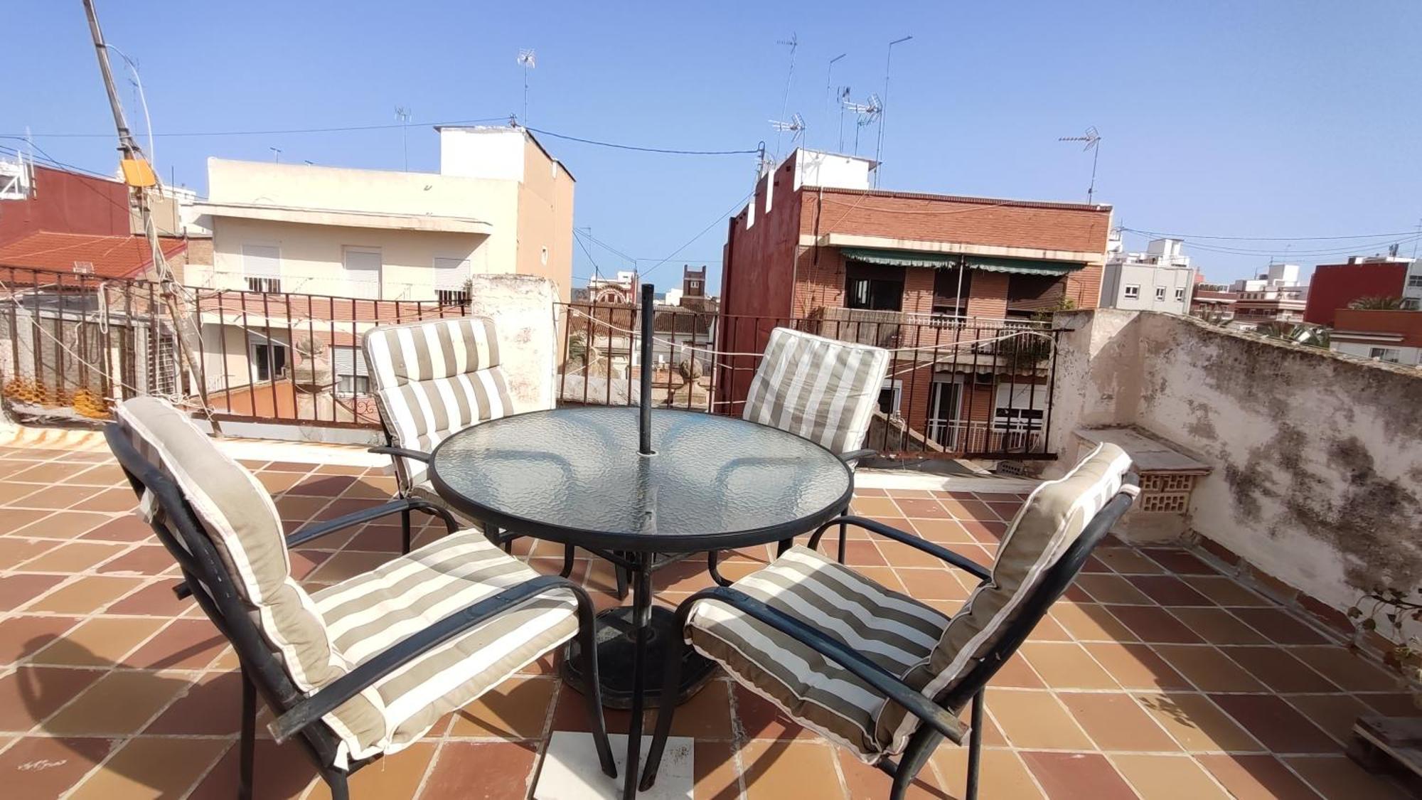 Hermoso Piso En El Cabanal Valencia Exterior photo